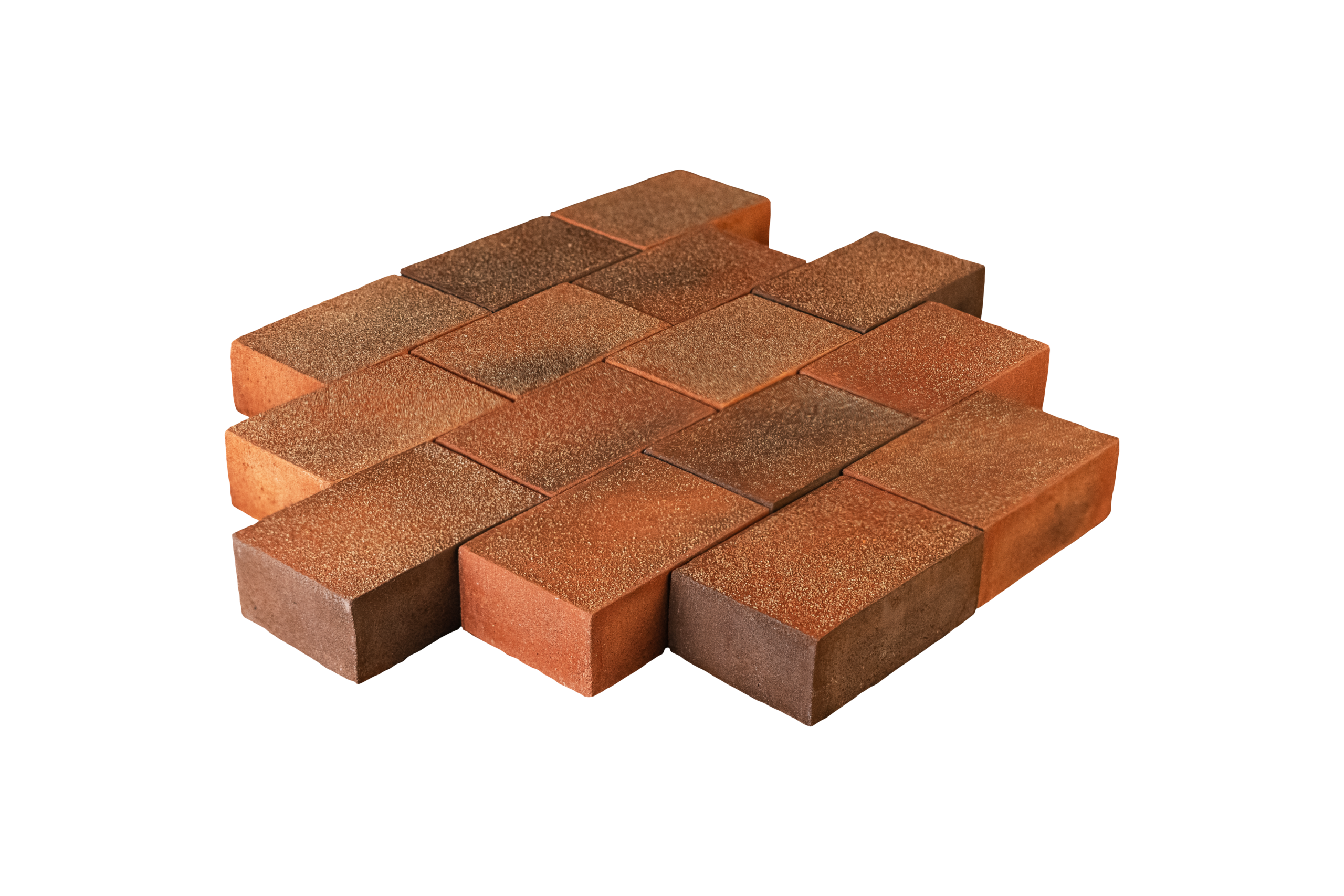 Минеральная брусчатка ручной формовки RealBrick, цвет 03